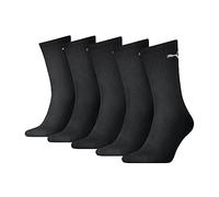 PUMA Unisex Puma 7312 Unisex Sport (5 Pack) Socks, Black, 2.5-5 UK