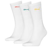 PUMA 7312 Crew Sock, White Combo, 43-46 (Pack of 3)