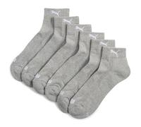 PUMA Unisex Cushioned Recycled Cotton Sock, Middle Grey Melange, 20-62 UK