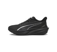 PUMA Unisex Darter PRO WTR Road Running Shoe, Black Silver, 12 UK