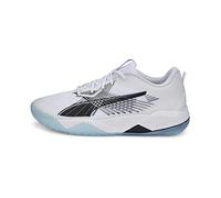 PUMA Unisex Eliminate Power Nitro Ii Indoor Court Shoe, Puma White Puma Black Nitro Blue, 8 UK
