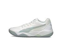 PUMA Unisex Eliminate Power Nitro Indoor Court Shoe, White, 9 UK