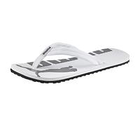 PUMA Unisex Epic Flip v2 Flip-Flop, White-Black, 10 UK