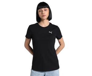 PUMA Unisex ESS Elevated Rib Tee T-Shirts, PUMA Black, L
