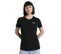 PUMA Unisex ESS Elevated Rib Tee T-Shirts, PUMA Black, M