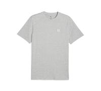 PUMA Unisex ESS Elevated Tee T-Shirts, Light Gray Heather, M