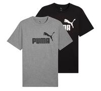 Puma Unisex ESS No. 1 Logo Tee T-Shirts (Pack of 1), black/grey, 4XL