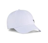 PUMA Unisex Essentials Metal Cat Baseball Cap, PUMA White, One Size