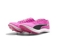 Puma Unisex Evospeed Long Distance Track & Field Shoe, Poison Pink-Sun Stream Black, 10 UK