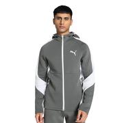 PUMA Unisex Evostripe Hoodie with Full Zip Dk Sweat, Mineral Gray, XL