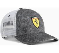 PUMA - Unisex Ferrari Race Desert Sun Trucker Cap, Color Black, Size: O/S