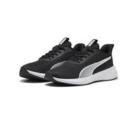 PUMA Unisex Flyer LITE 3 Road Running Shoe, Black White, 4 UK