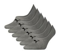 Puma Unisex Footie Socks, 6 Pack - Solid Color
