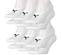 PUMA Unisex Footies Pack of 6 - white (300), 39/42