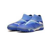 PUMA Unisex Adults Future 7 Match+ LL TT Soccer Shoe, BLUEMAZING-PUMA White-Electric Peppermint, 9 UK