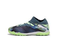 PUMA Unisex Future 7 Match TT Soccer Shoe, Gray Skies White-Fizzy Apple, 7.5 UK