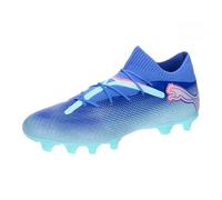 PUMA Unisex Future 7 PRO FG/AG Soccer Shoe, BLUEMAZING White-Electric Peppermint, 9.5 UK