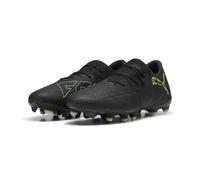 PUMA Unisex Future 8 Match Low FG/AG Soccer Shoe, Black-Fizzy Light-Green Terrain, 10 UK