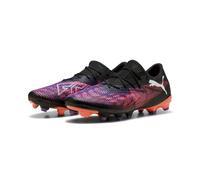 PUMA Unisex Future 8 Match Low Firm Ground/Artifical Ground Football Boots, PUMA Black-PUMA White-Glowing Red, 7 UK