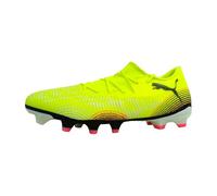 PUMA Unisex Future 8 Match Low Firm Ground/Artifical Ground Football Boots, Yellow Alert-PUMA Black-Sun Struck, 13 UK