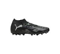 PUMA Unisex Future 8 Match MG Soccer Shoe, Black Silver-Fluo Green, 8.5 UK