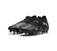 PUMA Unisex Future 8 Match MXSG Soccer Shoe, Black Silver-Fluo Green, 7.5 UK
