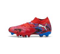 PUMA Unisex Future 8 Match PLAYMAKERS FG/AG Soccer Shoe, RED Black-Ultra Blue-Pink Pixel, 7 UK