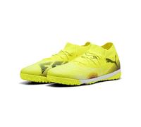 PUMA Unisex Future 8 Match TT Soccer Shoe, Yellow Alert Black-Sun Struck, 9 UK