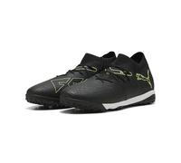 PUMA Unisex Future 8 Match Turf Football Boots, PUMA Black-Fizzy Light-Green Terrain, 3 UK