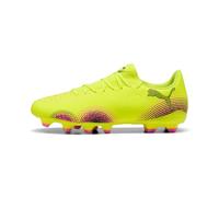 PUMA Unisex Future 8 Play FG/AG Soccer Shoe, Yellow Alert Black-Sun Struck, 9 UK