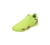 PUMA Unisex Future 8 Play TT Soccer Shoe, Yellow Alert Black-Sun Struck, 11.5 UK