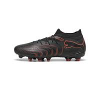 PUMA Unisex Future 9 Match Firm Ground/Artifical Ground Football Boots, PUMA Black-Glowing Red-Strong Gray, 3 UK