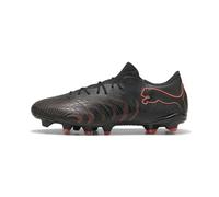 PUMA Unisex Future 9 Match Fusion Firm Ground/Artifical Ground Football Boots, PUMA Black-Glowing Red-Strong Gray, 6.5 UK