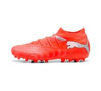 PUMA Unisex Future 9 Match Multi-Ground Football Boots, Glowing Red-PUMA White-PUMA Black-PUMA Silver, 8.5 UK