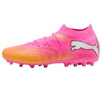 PUMA Unisex Future 9 Match Multi-Ground Football Boots, Poison Pink-Sun Stream-Bright Aqua-PUMA White, 8.5 UK