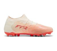 PUMA Unisex Future 9 Match Multi-Ground Football Boots, Sugared Almond-PUMA White-Ultra Red-PUMA Black, 11 UK