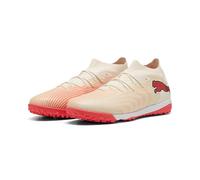 PUMA Unisex Future 9 Match Turf Football Boots, Sugared Almond-PUMA White-Ultra Red-PUMA Black, 7 UK