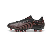PUMA Unisex Future 9 Play Firm Ground/Artifical Ground Football Boots, PUMA Black-Glowing Red-Strong Gray, 9 UK