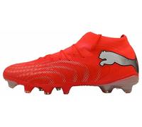 PUMA Unisex Future 9 PRO Firm Ground/Artifical Ground Football Boots, Glowing Red-PUMA White-PUMA Black-PUMA Silver, 7.5 UK