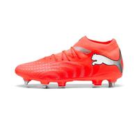 PUMA Unisex Future 9 PRO Mixed Soft Ground Football Boots, Glowing Red-PUMA White-PUMA Black-PUMA Silver, 5 UK