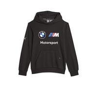 PUMA Unisex Kid's BMW M Motorsport Hoodie Hooded Sweatshirt, Black, XS