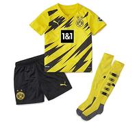 PUMA Unisex Kids Borussia Dortmund BVB 20/21 Home Mini-kit Tee