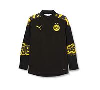 PUMA Unisex Kids Bvb Stadium 1/4 Zip Top Jr Performance Tee