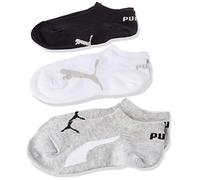 PUMA Unisex Kid's Bwt Socken, White/Grey/Black, 35/38 (Pack of 3)