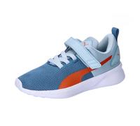 PUMA Unisex Kids Flyer Runner V PS Sneaker, Blue Horizon-Frosted Dew-Flame Flicker, 11 UK Child