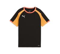 PUMA Unisex Kids Individualligajersey Jr Tees, Puma Black-Heat Fire, 128 EU