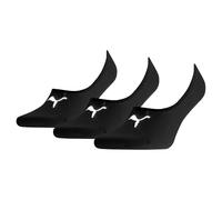 PUMA Unisex Kid's Invisible 194010001 Sneaker Sock, Black, 39-42 (Pack of 3)