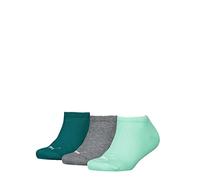 PUMA Unisex Kid's Invisible Footie Hosiery, Mint/Lagoon Green, 23-26