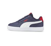 PUMA Unisex Kids Puma Caven Jr Sneaker, Peacoat White High Risk Red, 5.5 UK