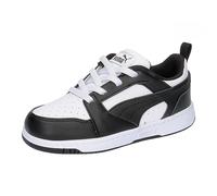 PUMA Rebound V6 Lo Toddlers' Sneakers, White/Black, size 4